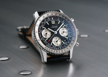 Sinn 903 St II Navigation Vintage Leather Watch