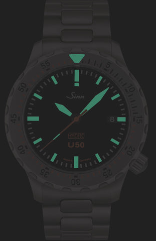 Sinn U50 Hydro Silicone Black Watch