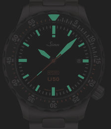 Sinn U50 Hydro SDR Silicone Black Watch