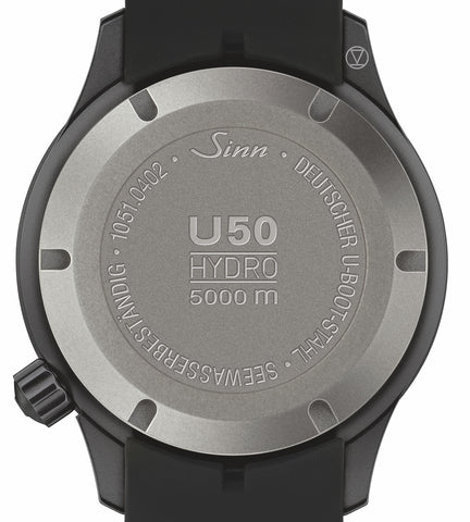Sinn U50 Hydro S Silicone Black Watch