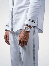 D1 Milano White Sketch Skeleton Watch