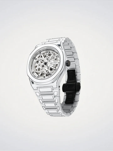 D1 Milano White Sketch Skeleton Watch
