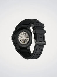 D1 Milano Jet Black Skeleton Watch
