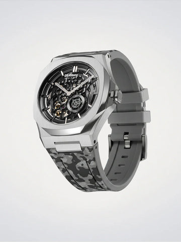 D1 Milano Camo Marvel Skeleton Watch