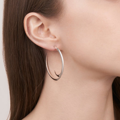 Shaun Leane Sabre Sterling Silver Cat Claw Statement Hoop Earrings