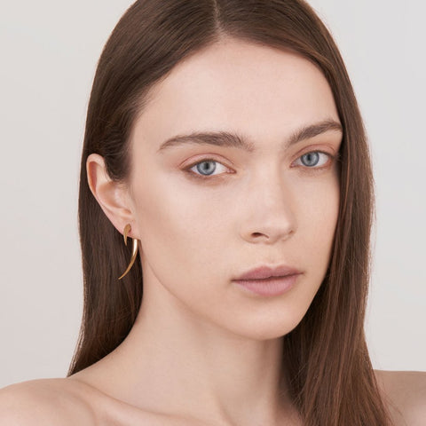 Shaun Leane Hook 18ct Yellow Gold Plated Sterling Silver Size 1 Earrings