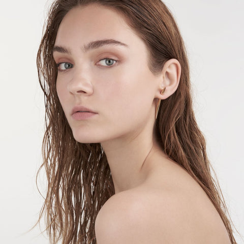 Shaun Leane Quill Single 18ct Yellow Gold Plated Sterling Silver Earring