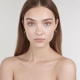 Shaun Leane Talon 18ct Yellow Gold Plated Sterling Silver Large Hoop Earrings D