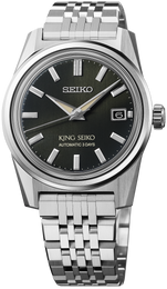 King Seiko Watch KSK Olive Suede 6R 3 Day Power Reserve SPB391J1