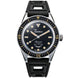 Squale SUB-37 Legend Black Dial Rubber Strap