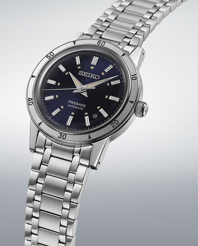 Seiko Presage Watch Presage Style 60s Elegant Yet Rugged Navy