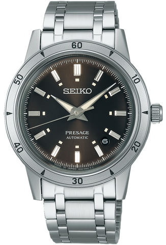 Seiko Presage Watch Presage Style 60s Elegant Yet Rugged Brown SRPL09J1