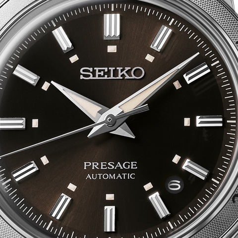 Seiko Presage Watch Presage Style 60s Elegant Yet Rugged Brown