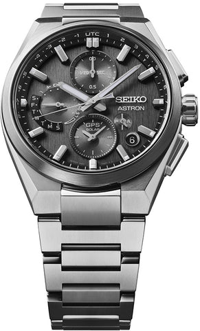 Seiko Astron GPS Solar Dual Time Chronograph Watch