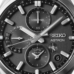 Seiko Astron GPS Solar Dual Time Chronograph Watch