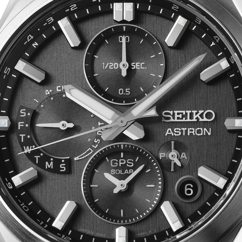Seiko Astron GPS Solar Dual Time Chronograph Watch