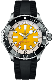 Breitling Watch Superocean Automatic 46 Code Yellow Rubber A173781A1I1S1
