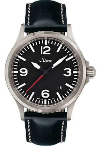 Sinn Watch 556 A RS Black Cowhide Leather 556.0141