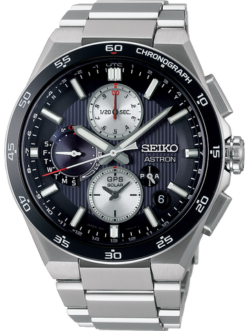 Seiko Astron Watch Night Black 5X GPS Solar Chronograph SSH151J1
