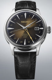 Seiko Presage Cocktail Time Rusty Nail GMT Watch