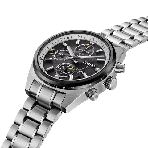 Seiko Prospex GPS Solar Chronograph Speedtimer in Black Watch