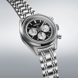 Seiko Prospex Prospex Speedtimer Glossy Black 1972 Mechanical Chronograph Watch