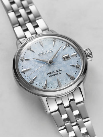 Seiko Presage Watch Cocktail Time Skydiving Diamond Twist