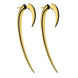 Shaun Leane Hook Yellow Gold Vermeil Large Earrings, HT009.YVNAEOS.