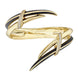 Shaun Leane Sabre Deco Yellow Gold Vermeil Ceramic Diamond Statement Cuff, SA088.YVBKBOS.