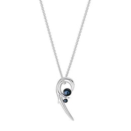 Shaun Leane Sterling Silver Hooked Pearl Pendant, CB050.SSBKNOS.