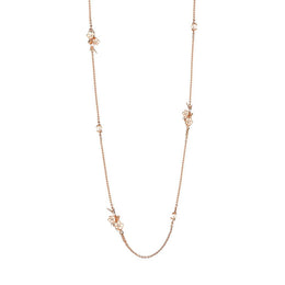 Shaun Leane Cherry Blossom Rose Gold Vermeil Diamond Necklace, CB039.RVWHNOS.