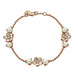 Shaun Leane Cherry Blossom Rose Gold Vermeil Three Flower Bracelet. CB022.RVWHBOS.