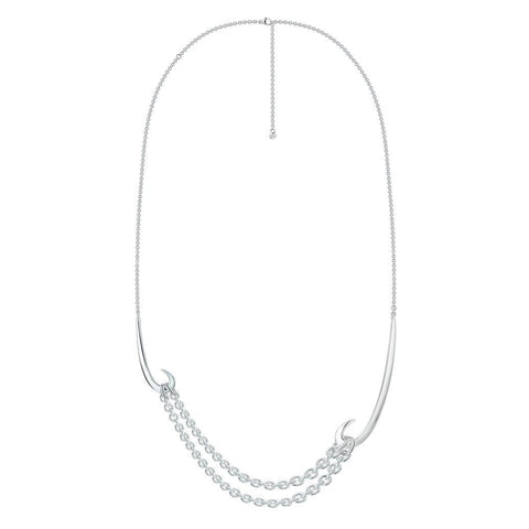 Shaun Leane Hook Sterling Silver Multi Chain Necklace, HT029.SSNANOS.