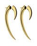 Shaun Leane Hook Yellow Gold Vermeil Earrings, HT008.YVNAEOS.