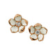 Shaun Leane Rose Gold Vermeil 0.10ct Diamond Small Cherry Blossom Stud Earrings. CB013.RVWHEOS