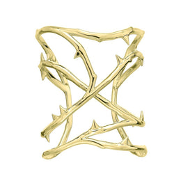 Shaun Leane Rose Thorn Yellow Gold Vermeil Cuff, RT006.YVNABOS.