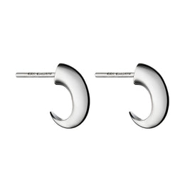 Shaun Leane Sabre Sterling Silver Small Cat Claw Hoop Earrings, SA014.SSNAEOS.