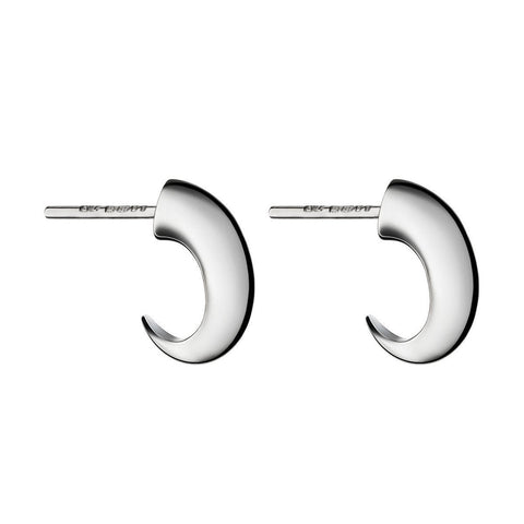 Shaun Leane Sabre Sterling Silver Small Cat Claw Hoop Earrings, SA014.SSNAEOS.