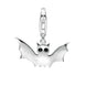 Silver Whitby Jet Bat Wild Life Trust Collection Clip Charm G390