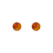Sterling Silver Amber 6 mm Ball Stud Earrings, E1344
