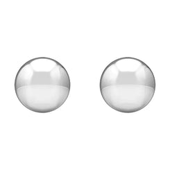 Sterling Silver 8mm Ball Stud Earrings. 610OR 031