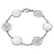 Sterling Silver Bauxite Flore Filigree Bracelet B943