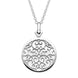 Sterling Silver Bauxite Flore Filigree Necklace P2339C