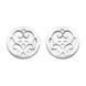Sterling Silver Bauxite Flore Filigree Stud Earrings, E1782