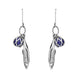 Sterling Silver Emma Stothard Silver Darling Lapis Lazuli Float Charm Hook Earrings, E2582.