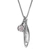 Sterling Silver Emma Stothard Silver Darling Rose Quartz Float Petite Charm Necklace, P3592.