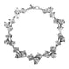 Sterling Silver Gingko Leaf Necklace, N1123.
