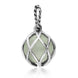 Sterling Silver Green Quartz Emma Stothard Silver Darling 10mm Float Charm, G971.