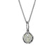 Sterling Silver Green Quartz Emma Stothard Silver Darling 8mm Float Charm Necklace, P3585.