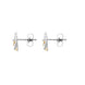 Sterling Silver Rose Gold Plated Bee Stud Earrings, E2577_2